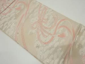 アンティーク　組紐に菊模様織り袋帯（着用可）